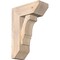 Ekena Millwork Balboa Slat Smooth Bracket w/ Offset Brace, Douglas Fir, 7 1/2"W x 18"D x 26"H BKT0806X18X26BOA06SDF - alternate 1